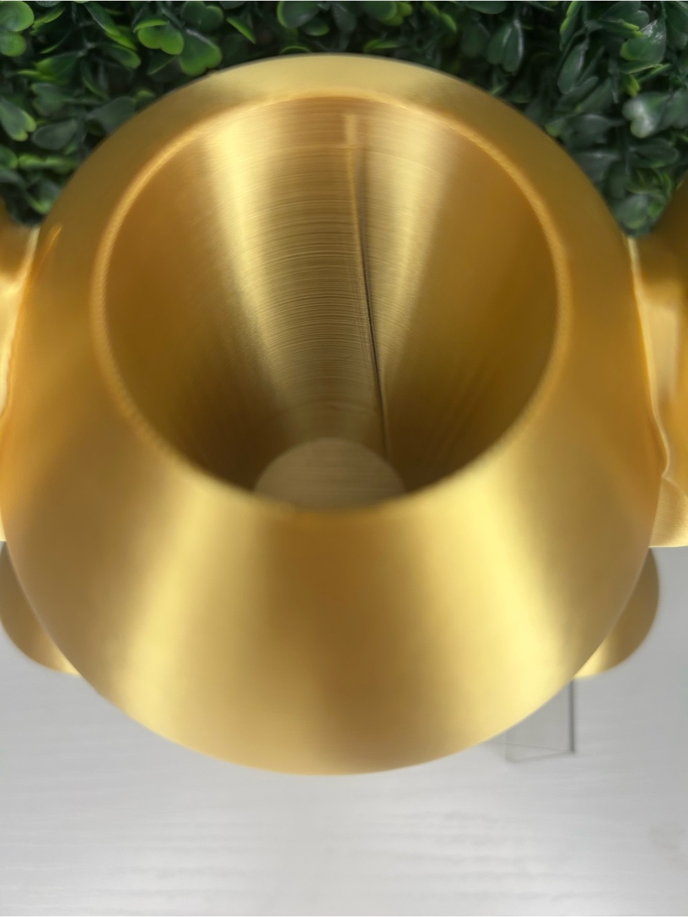 Gold Decorative KAWS-Inspired Sculpture for Home Accents - Picture 3 of 3